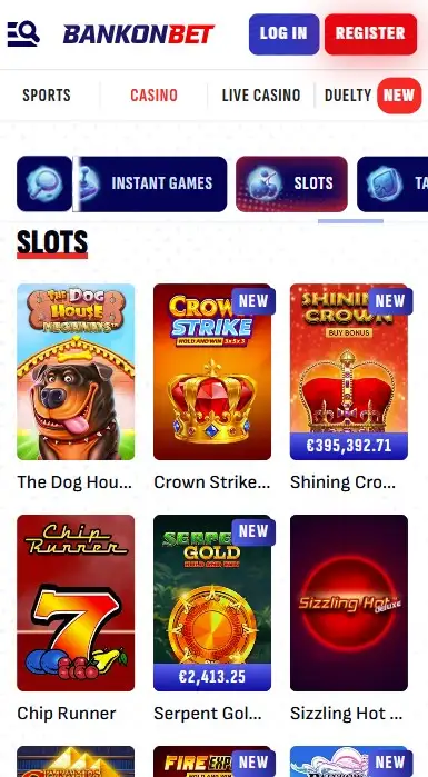 Slot e tavoli: categorie e ricerca giochi